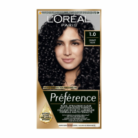 6X L'Oréal Préférence Permanente Haarkleuring 1 Zwart