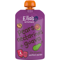 Ella's Kitchen Biologisch Knijpfruit 4+m Peer, Nectarine & Guava 120 gr