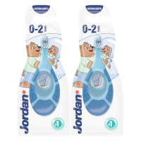 2X Jordan Tandenborstel Step 1 (0 2 jaar)