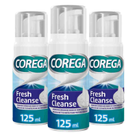 3X Corega Kunstgebitreiniger Fresh Cleanse Mousse 125 ml