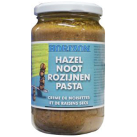 6X Horizon Bio Hazelnoot Rozijnenpasta 350 gr