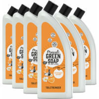 6X Marcel's Green Soap Toiletreiniger Sinaasappel & Jasmijn 750 ml