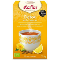 3X Yogi tea Biologische Thee Detox Lemon 17 stuks