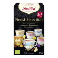 6X Yogi tea Biologische Thee Finest Selection 18 stuks