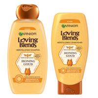 Garnier Loving Blends Honing Goud Shampoo & Conditioner Pakket