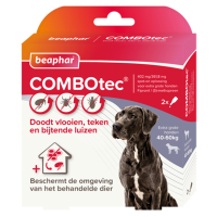 Beaphar Combotec Anti Teken  en Vlooiendruppels Hond 40 60 kg 2 pipetten