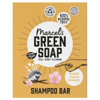 3X Marcel's Green Soap Shampoobar Vanilla & Cherry Blossom 90 gr