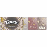 3X Kleenex Ultrasoft Zakdoekjes 10 stuks