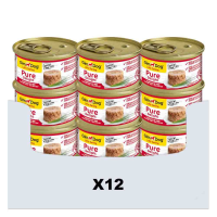 12X GimDog Little Darling Pure Delight Tonijn   Rund 85 gr