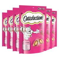 6X Catisfactions Kattensnack Rund 60 gr
