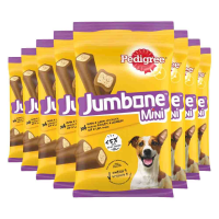 8X Pedigree Jumbstone Hondensnacks Mini Kip & Lam 160 gr