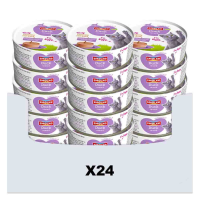 24X Smolke Kattenvoer Soft Paté Eend 80 gr