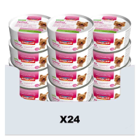 24X Smolke Hondenvoer Soft Paté Kalkoen 125 gr