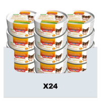 24X Smolke Hondenvoer Soft Paté Kip 125 gr