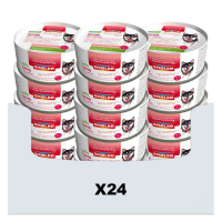 24X Smolke Hondenvoer Soft Paté Lam 125 gr
