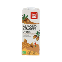 8X Lima Amandeldrink Ongezoet 1 liter