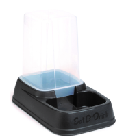 Beeztees Plastic Eet  en Drinkautomaat Antraciet 33,5 x 20 x 27 cm
