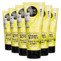 6X Organic Shop Ylang ylang and Buriti Hand & Nagelcrème 75 ml