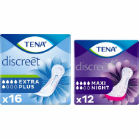 TENA Discreet Extra Plus en Maxi Night Pakket