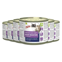 6X Prins NatureCare Diet Kattenvoer Nat Weight Reduction & Diabetic 200 gr