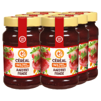 6X Céréal Jam Aardbeien 270 gr