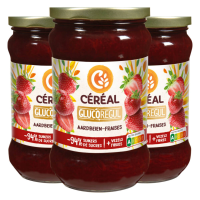 3X Céréal Jam Aardbeien 320 gr
