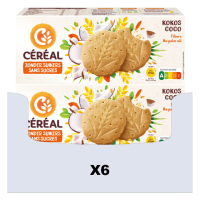 6X Céréal Kokoskoekjes 132 gr