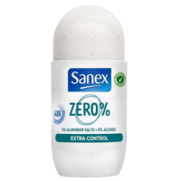 Sanex Deodorant Roller Zero% Extra Control 50 ml