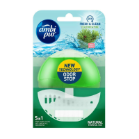 1+1 Gratis: Ambi Pur Toiletblok Starterkit 5in1 Tea Tree & Pine