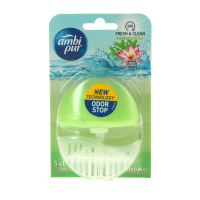 1+1 Gratis: Ambi Pur Toiletblok Starterkit 5in1 Bamboo & Lotus
