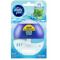 1+1 Gratis: Ambi Pur Toiletblok Starterkit 5in1 Fresh Water & Mint