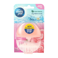 1+1 Gratis: Ambi Pur Toiletblok Starterkit 5in1 Wild Rose & Pink Grapefruit