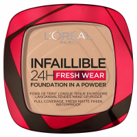 3X L'Oréal Infaillible 24H Fresh Wear Foundation Poeder 120 Vanille 9 gr