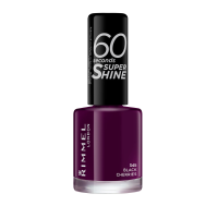 1+1 Gratis: Rimmel Nagellak 60 Seconds SuperShine 345 Black Cherries 8 ml