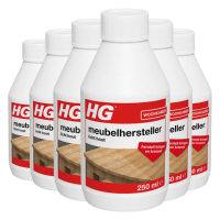 6X HG Meubelhersteller Licht Hout 250 ml