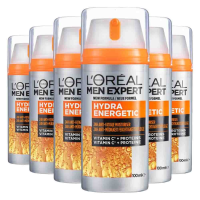 6X L'Oréal Men Expert Hydra Energetic Hydraterende Dagcrème 100 ml