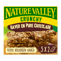 5X Nature Valley Crunchy Haver en Pure Chocolade 5x2 stuks