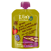 Ella's Kitchen Biologisch Maaltijdzakje 6+m Groene Groente Ovenschotel Linzen 130 gr