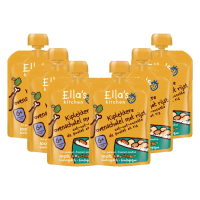 6X Ella's Kitchen Biologisch Maaltijdzakje 6+m Kiplekkere Ovenschotel Rijst 130 gr
