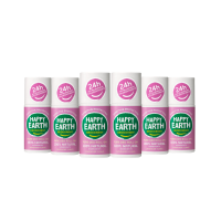 6X Happy Earth 100% Natuurlijke Deodorant Roller Lavender Ylang 75 ml
