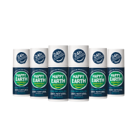 6X Happy Earth 100% Natuurlijke Deodorant Roller Lemon Sandelwood 75 ml