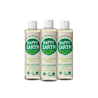 6X Happy Earth 100% Natuurlijke Deo Spray Navulling Unscented 300 ml