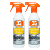 2X 3G Professioneel Roestvrijstaal Reiniger 500 ml