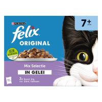 Felix Kattenvoer Nat in Gelei Original Mix Selectie 7+ 12 x 85 gr