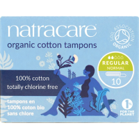 3X Natracare Tampons Katoen Normaal 10 stuks