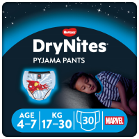 3X Huggies DryNites Absorberende Luierbroekjes Jongens 4 7 jaar 10 stuks