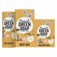 Marcel's Green Soap Plastic Vrije Verzorging Vanilla & Cherry Blossom Pakket