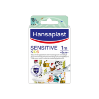 10X Hansaplast Sensitive Kids 1m x 6 cm