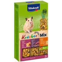 Vitakraft Hamster Kracker Trio Honing   Noot   Fruit 3 stuks