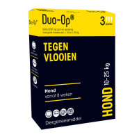 Duo op Anti Vlooiendruppels Hond 10   25 kg 3 pipetten